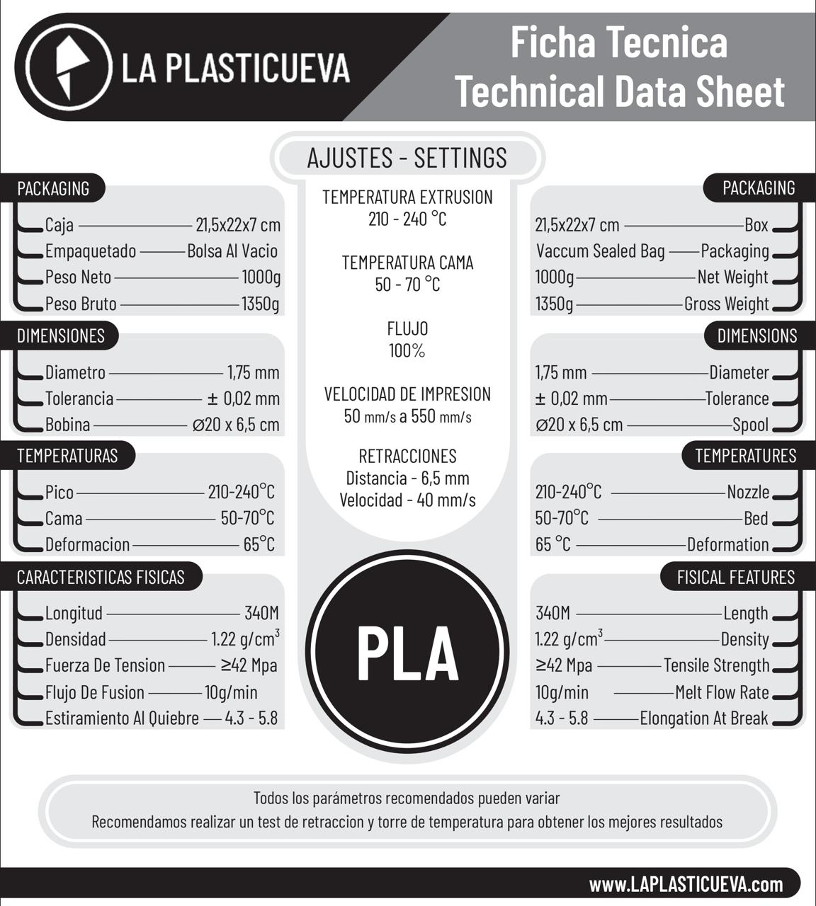 PLA - Blanco